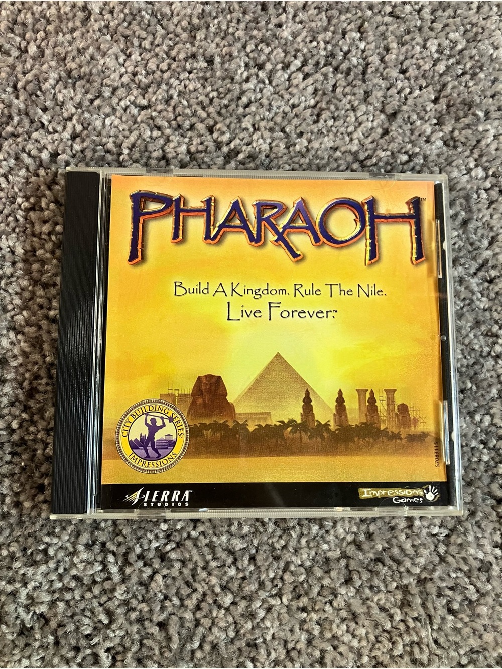 Pharaoh PC Building Strategy Sierra Studios  Video Game City